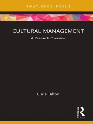 cover image of Cultural Management